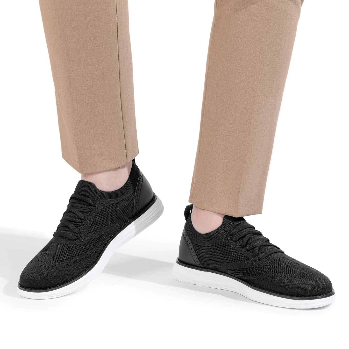 Bruno Marc KnitFlex Mesh Oxfords Casual Shoes