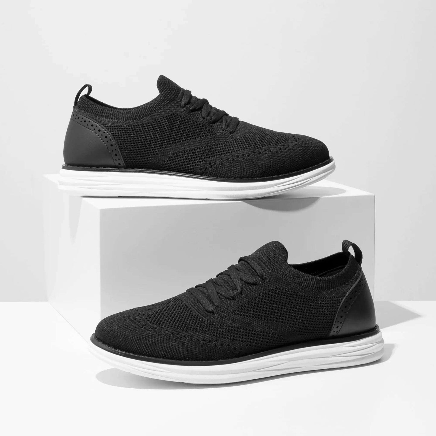 Bruno Marc KnitFlex Mesh Oxfords Casual Shoes