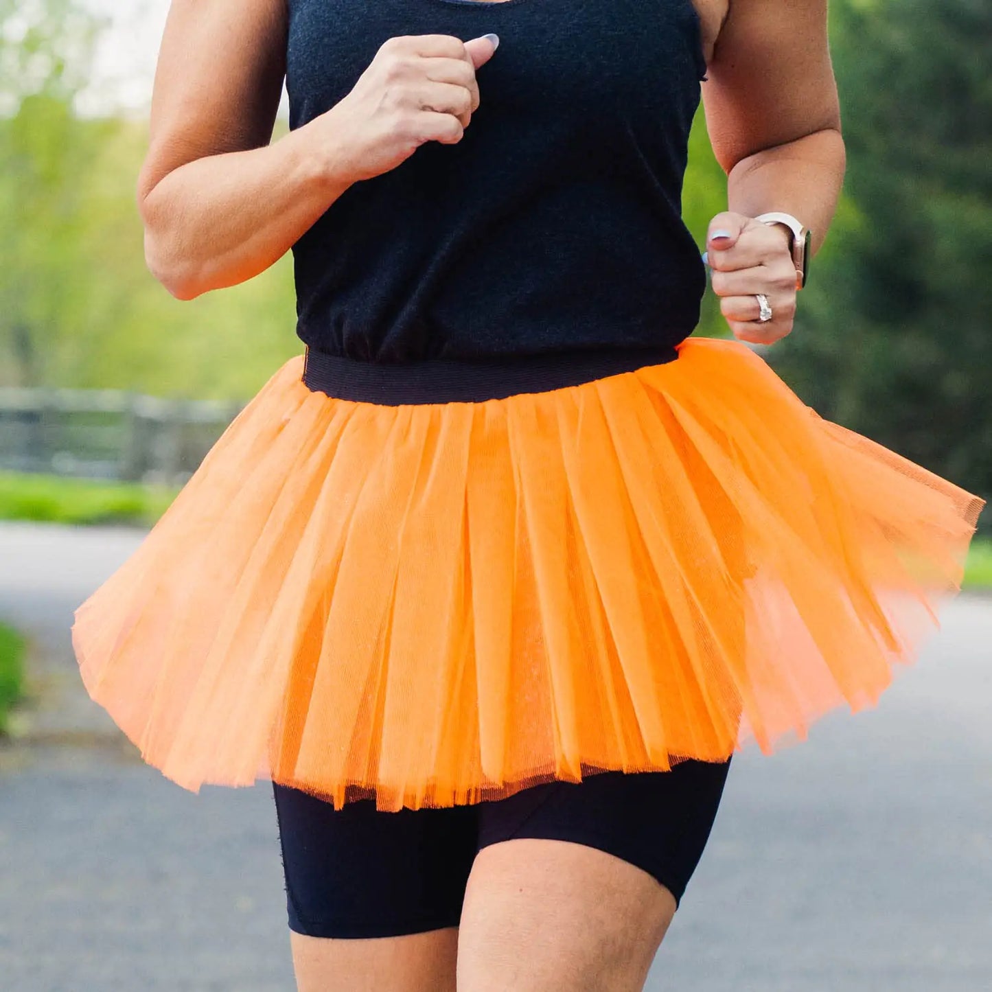 Neon Orange Runners Tutu | Women's Running Skirts | One Size