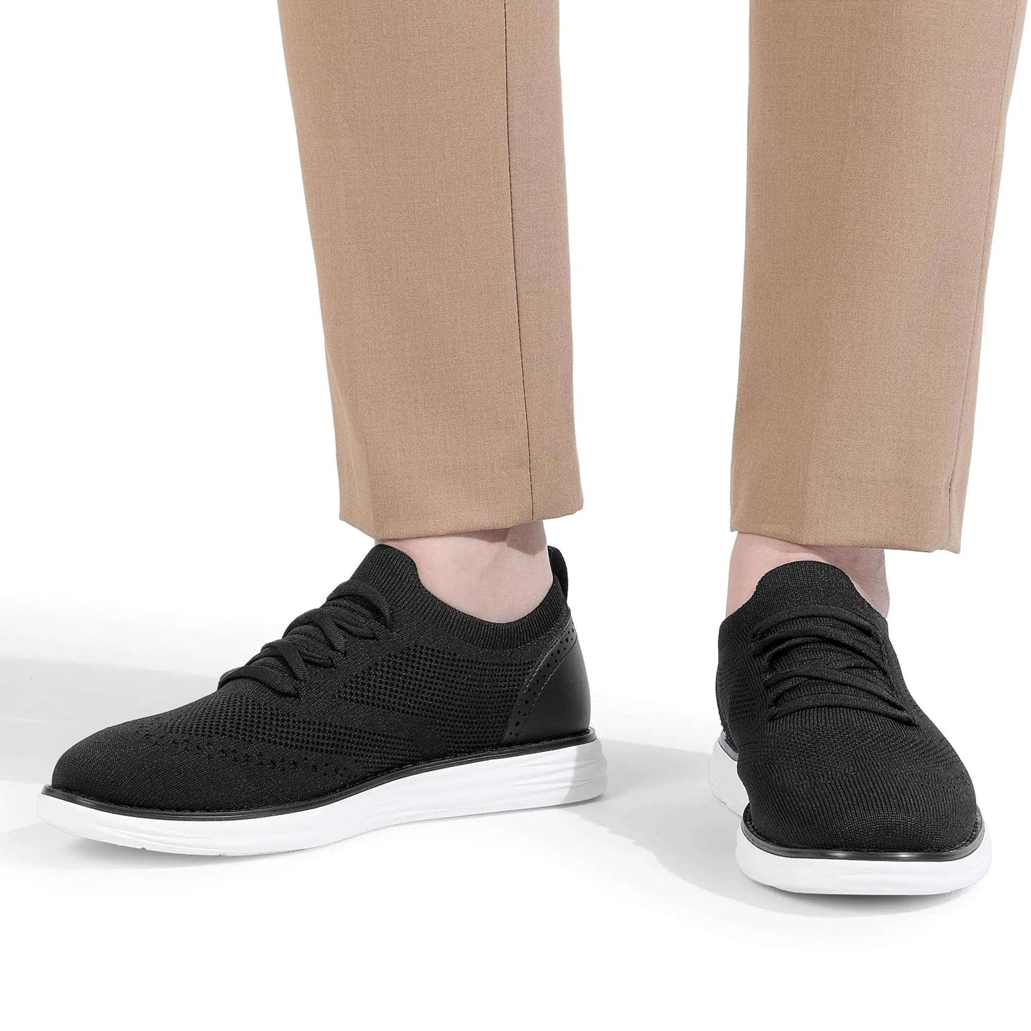 Bruno Marc KnitFlex Mesh Oxfords Casual Shoes