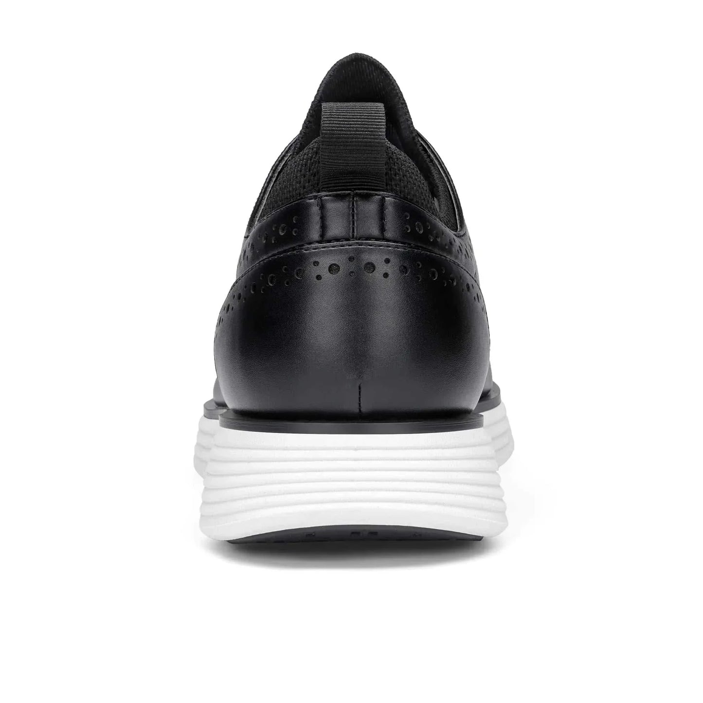 Bruno Marc MaxFlex Men's Black Wingtip Dress Sneakers