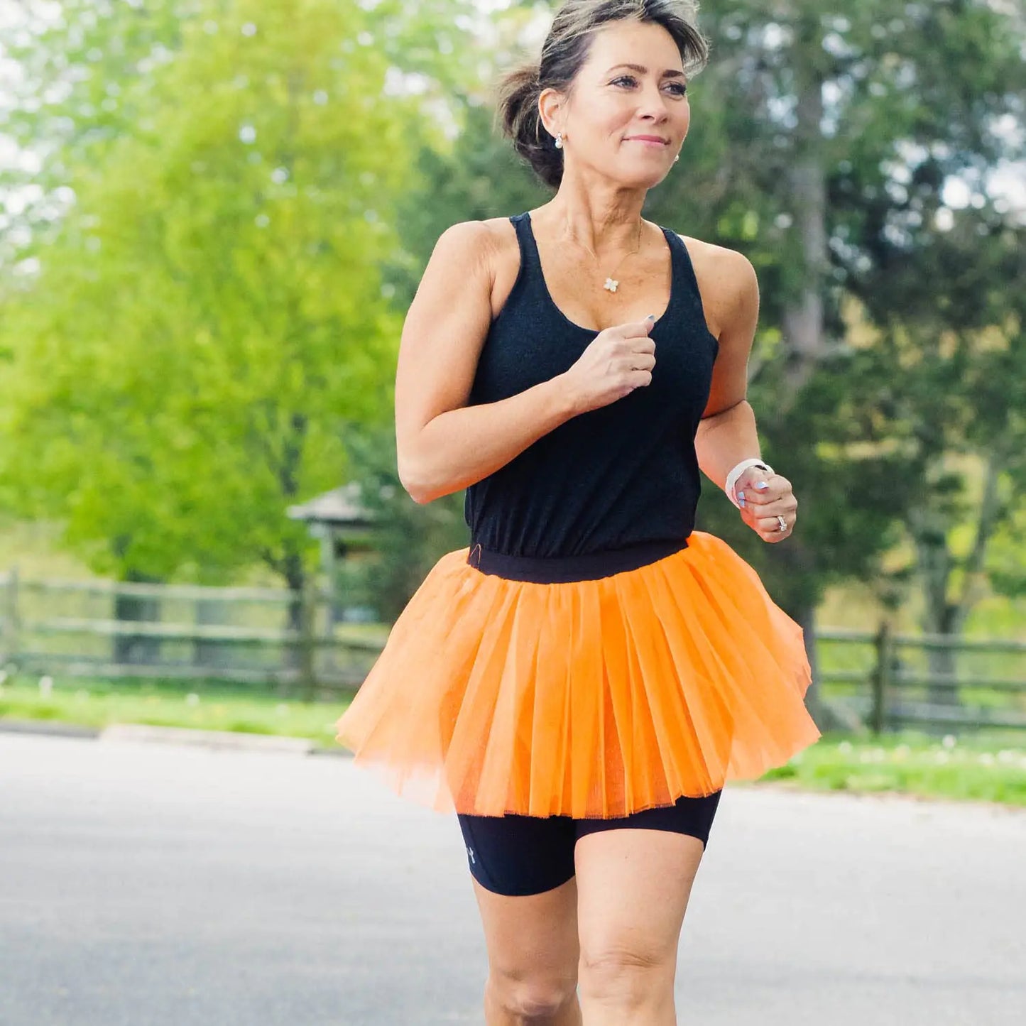 Neon Orange Runners Tutu | Women's Running Skirts | One Size