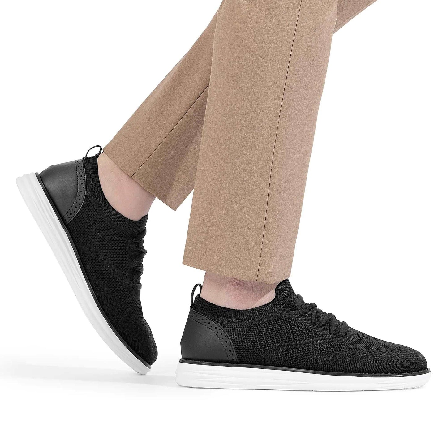 Bruno Marc KnitFlex Mesh Oxfords Casual Shoes