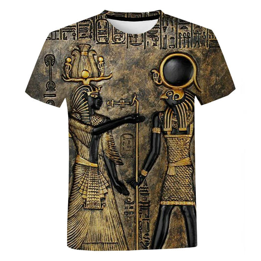 Black Egyptian Art T-Shirt