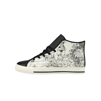 CARTOGRAPHIC High Top Men's Designer Shoes