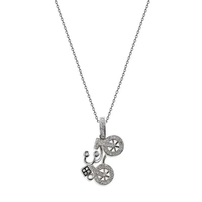 Bliss Bike Necklace
