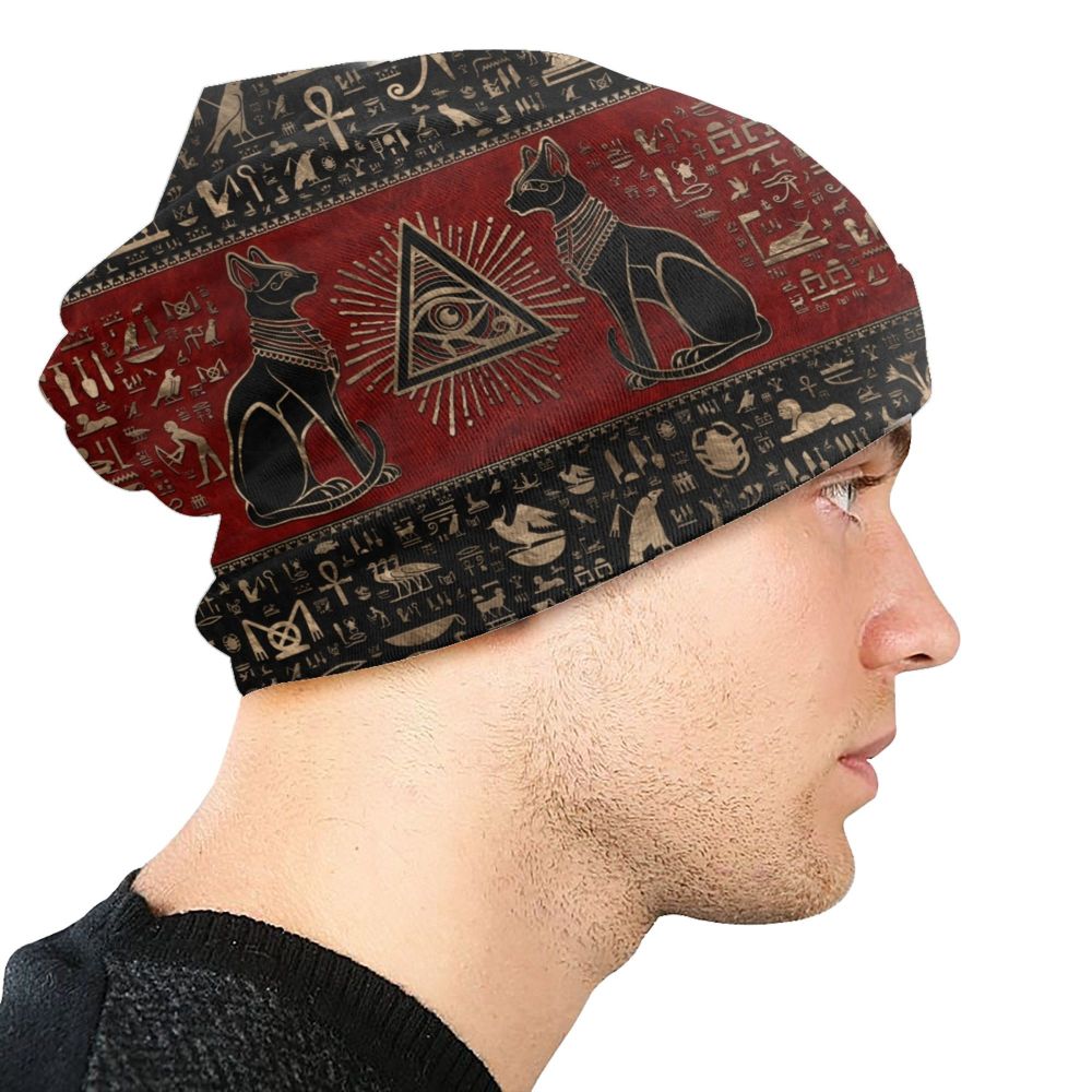 Egyptian Ankh Cat Beanie