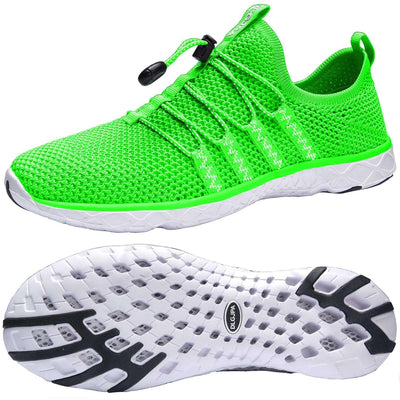 DLGJPA Men's Sporty Aqua Water Shoes Size 13 Light Green