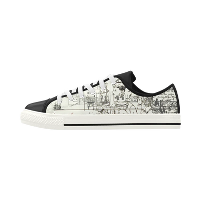 GLOBETROTTER Artistic Leather Men's Sneakers