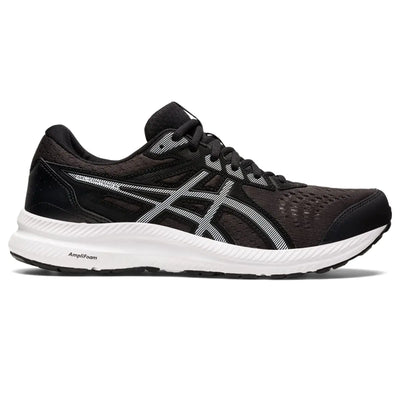 ASICS Gel-Contend 8 Men's 8.5 XW Running Shoe Black/White