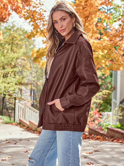 Automet Luxe Oversized Faux Suede Jackets