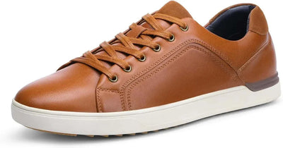 Bruno Marc Men's Wide Skate Dress Sneakers 11 Brown