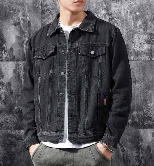 Modern Blue Casual Men's Jacket